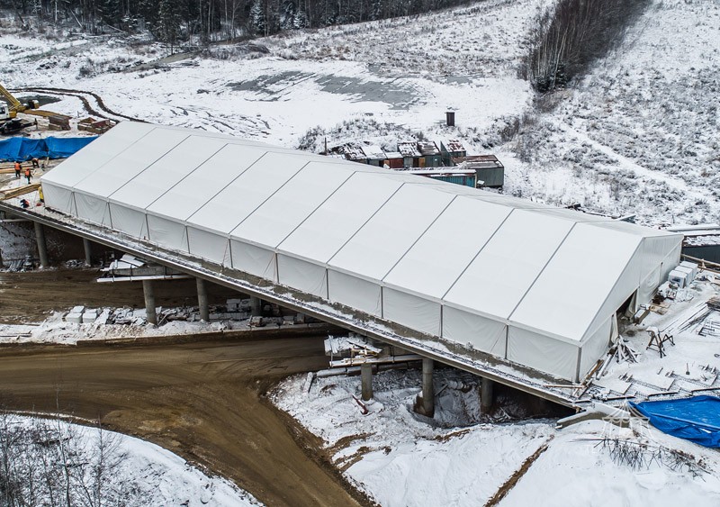 Шатёр для строительных и ремонтных работ