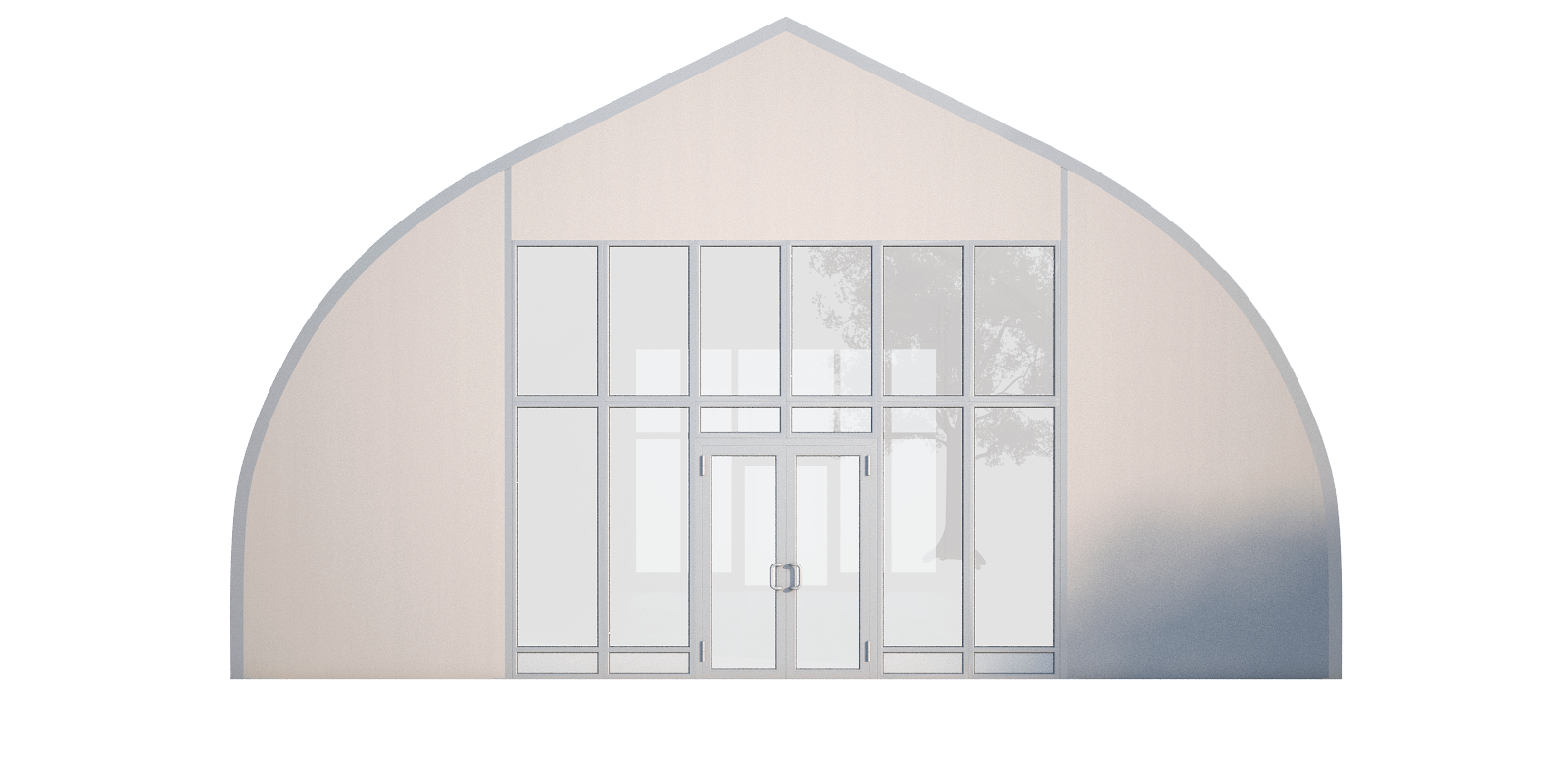 Тентовый ангар 10х15