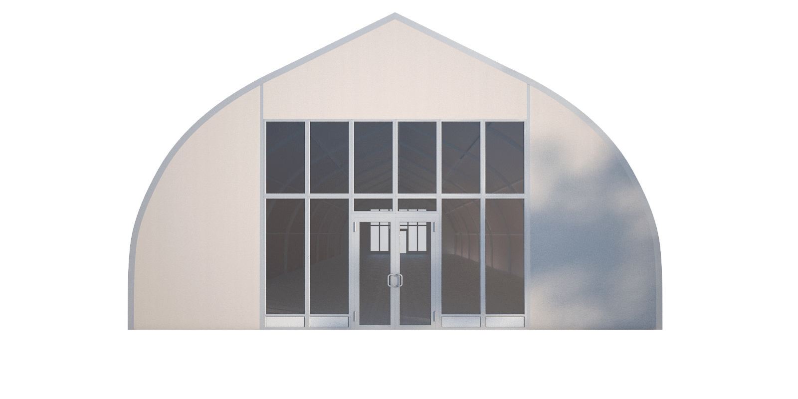 Ангар спортивный 10х40